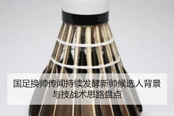 国足换帅传闻持续发酵新帅候选人背景与技战术思路盘点